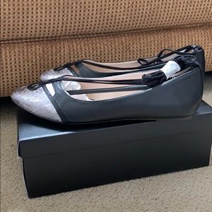 NEW in Box Eloquii Flat Ankle Lace Shoes